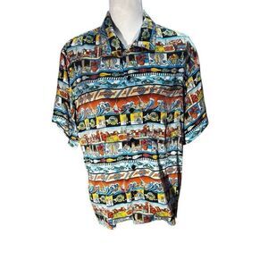Rare 1992 Nicole Miller Perrier Silk Top Sz Small